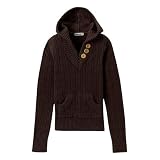 Girls' Cherokee Long-Sleeve Cable Knit Sweater - Brown