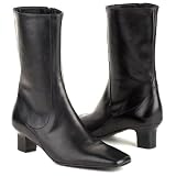 Cole Haan Julietta.Short.Boot Black mid-calf at Cole Haan