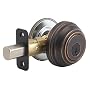 Kwikset 99800-092 Signatures 980 Grade 1 Security Single Cylinder SmartKey Deadbolt, Rustic Bronze