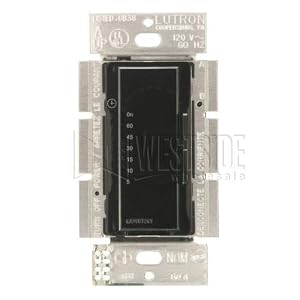MA-T51-BL, Lutron 5A Maestro Digital In-Wall Countdown Timer - Black by Lutron
