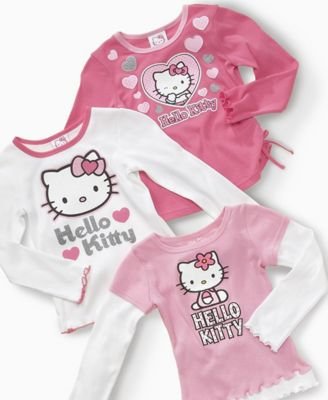 Hello Kitty Little Girl Sugar Glitter Tee