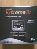 Electronics : Genuine Sandisk 8gb Extreme4 Compact Flash card in retail packaging