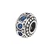 Zable(tm) Sterling Silver Crystal Birthstone September Bead / Charm