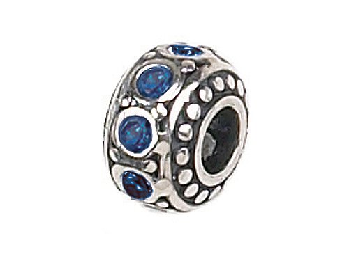Buy Zable(tm) Sterling Silver Crystal Birthstone September Bead / Charm Reviews