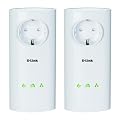 D-Link DHP-P501AV Kit de 2 unidades Powerline PLC 500 Mbps Passthrough, con toma Schucko, conector Gigabit 10/100/1000 Mbps