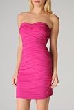 DR312 Fuchsia Strapless Clubwear Cocktail Party Mini Dress