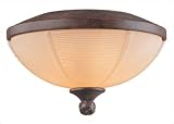 Savoy House FLG 110 04 Danville 2 Light Ceiling Fan Wet Location Light Kit, Dark Bamboo Finish with Cream Scavo Glass 41Ln lul8UL. SL160 Savoy House FLG 110 04 Danville 2 Light Ceiling Fan Wet Location Light Kit, Dark Bamboo Finish with Cream Scavo Glass