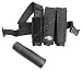 Sporting Goods : PMI Triple Pouch with 100 Round Tubes and Belt Paintball Harness - Black