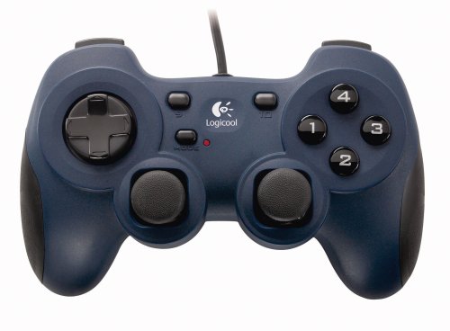 ロジクール Dual Action PC Game Controller ブルー GPX-450BL