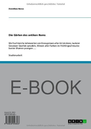 Die Gärten des antiken Roms (German Edition)