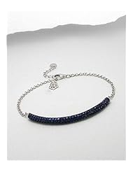 Midnight Blue CZ Bracelet In 92.5 Sterling Silver