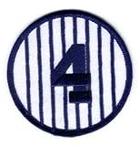 New York Yankees Lou Gehrig Retired Number 4 Patch - 3
