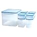Lock & Lock HPL838SA 17-Piece Rectangular Food-Storage Container Set with Lids