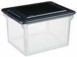 Sterilite Storage File Box, 4-Pack