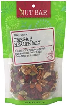 Nut Bar Omega 3 Health Mix 2 Pack - Two 8 oz Bags