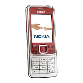 Nokia 6300 Unlocked Cell Phone with 2 MP Camera, Media Player, Stereo Bluetooth, MicroSD Slot--International Version with No Warranty (Red/Silver)