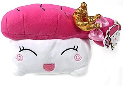 Yammy Yammy Hime Shrimp with Mini Crown Sushi Plush Toy Doll : Medium