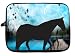 Horse Silhouette on Blue Lake Design Laptop Sleeve – Note Book sleeve – Apple iPad – Apple iPad 2 – Apple iPad 3 – Android sleeve – can be used for for Fujitsu, Kindle, Samsung, Dell, Acer, ASUS Eee PC, Gateway, HP, Sony, Compaq, IBM, Mac, Sharp, Toshiba models – Unisex – Ideal gift for all occassions!