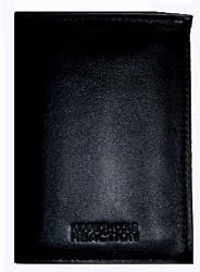 Men's Kenneth Cole Reaction Trifold Black Leather