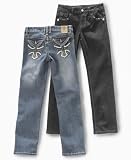 Pepe Jeans Girls Straight Leg Jeans With Nailheads