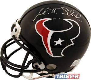 Matt Schaub Autographed Houston Texans Riddell Mini Helmet
