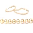 AugustinaJewelry Single Strand 18 Inch 8.0-9.0mm Pink Semi-Round Freshwater Cultured Pearl Necklace