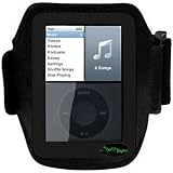 Black Neoprene Sporty ArmBand for iPod Video/Classic