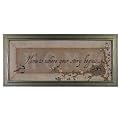 Home is where your story begins 10 x 22