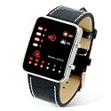 Emeco ® LED Fashion Armbanduhr Herrenuhr Damenuhr Binär Uhr NES0025
