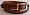 Mario Anolfi Genuine Crocodile skin 30 mm Belt Cognac