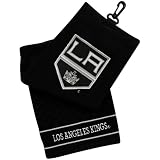 NHL Los Angeles Kings Embroidered Tri-Fold Golf Towel - Black