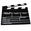 Black Movie Clapboard (Movie Slide) (Size: 11'' x 12'')