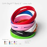 Grifiti Big-Ass Bands X Cross Style 4" 5 Pack Books, Camera Lens, Art, Cooking, Wrapping, Exercise, MacBooks, Bag Wraps, Dungies Replacements, and Made with Silicone Instead of Rubber or Elastic
