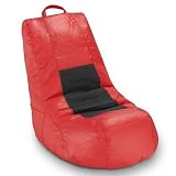 Ace Bayou Bean Bag Game Chair in Red with Lycra