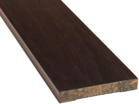 Boedika 9-500770 100-Percent 72-Inch Bamboo Wall Base72-Inch Long, Woven Paprika, 2-pack