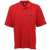 Reebok Cleveland Indians Red Pique Polo