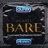 Durex Avanti Bare Non-Latex Condoms - Next-To-Nothing Feel - Low Shipping! - 24 Pack