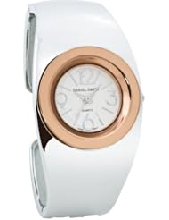 Daniel David Womens Stylish Silver-tone Bangle Watch