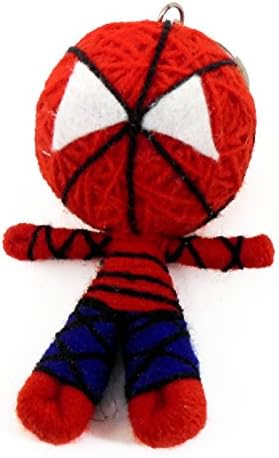 Marvel Spiderman Voodoo String Doll Keyring Keychain