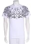 All Over Fleurdely with Leaves Cotton Adult Mens Fashion T-Shirt - Clearance Sale !