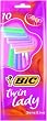 BiC Twin Lady Sensitive Twin Blade Dispoable Razor - Assorted Colours - 10 Packs