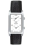 Swiss Military Hanowa Men's Globe Trotter White Dial Leather Strap Watch #06-4019-04-001