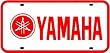 YAMAHA LICENSE PLATE sign * st music instru