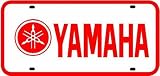 YAMAHA LICENSE PLATE sign * st music instru