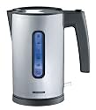 Severin WK 3304 Wasserkocher, aluminium-schwarz / 1,7 Liter Inhalt / 2200 W