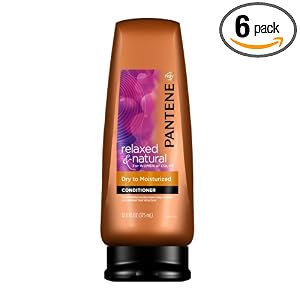 Pantene Pro-v Relaxed & Natural For Women Of Color Dry To Moisturized Conditioner, 12.6-ounce (Pack of 6)