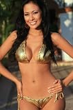 Gold Rock n Roll Bikini