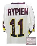 Mark Rypien Washington Redskins NFL Hand Signed Authentic Style Away White Jersey