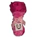 Max Daniel Baby Rosebuds and Satin Security Blanket - Hot Pink