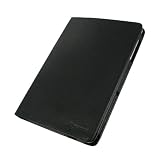 rooCASE Multi-Angle (Black) Leather Folio Case Cover with Elastic Hand Strap for Samsung GALAXY Tab 10.1 Wi-Fi (NOT Compatible with Verizon 4G LTE)